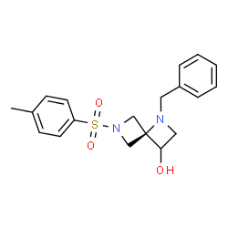 1-Benzyl-6-tosyl-1,6-diazaspiro[3.3]heptan-3-ol Structure