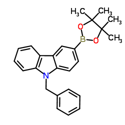 9-Benzyl-3-(4,4,5,5-tetramethyl-[1,3,2]dioxaborolan-2-yl)-9H-carbazole picture