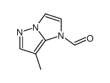 1H-Imidazo[1,2-b]pyrazole-1-carboxaldehyde, 7-methyl- (9CI) structure