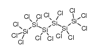 tetradecachloro hexasilane Structure