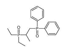 [2-diethylphosphorylpropyl(phenyl)phosphoryl]benzene Structure