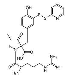 3-(2-pyridyldithio)propionylarginylmonoiodotyrosine结构式