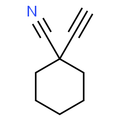 Cyclohexanecarbonitrile, 1-ethynyl- (9CI)结构式