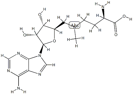 (±)-(5'-Adenosyl)[(R)-3-amino-3-carboxylatopropyl](methyl)sulfonium Structure