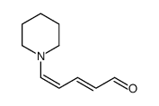 5-piperidin-1-ylpenta-2,4-dienal结构式