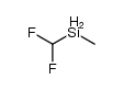 (difluoromethyl)(methyl)silane Structure