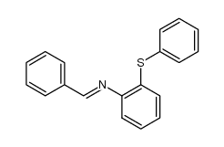 N-phenylmethylene-2-phenylthiobenzenamine结构式