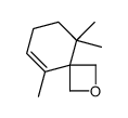 5,9,9-trimethyl-2-oxaspiro[3.5]non-5-ene Structure