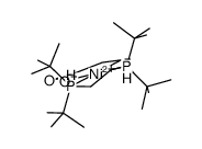 [(1,2-bis(di-tert-butylphosphino)ethane)Ni(CH2CH2COO)]结构式