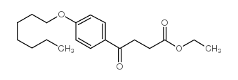 ETHYL 4-(4-HEPTYLOXYPHENYL)-4-OXOBUTYRATE结构式