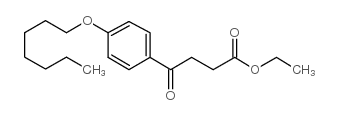 ETHYL 4-(4-HEPTYLOXYPHENYL)-4-OXOBUTYRATE Structure