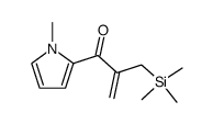 1-(1-methyl-1H-pyrrol-2-yl)-2-((trimethylsilyl)methyl)prop-2-en-1-one Structure