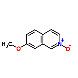 7-Methoxyisoquinoline 2-oxide结构式