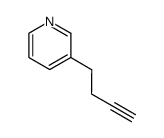 Pyridine, 3-(3-butynyl)- (9CI)结构式