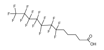 6,6,7,7,8,8,9,9,10,10,11,11,12,12,12-Pentadecafluor-dodecansaeure-(1)结构式