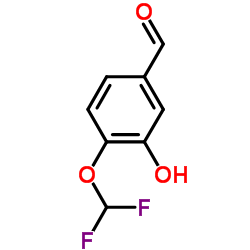 4-Difluoromethoxy-3-hydroxybenzaldehyde structure