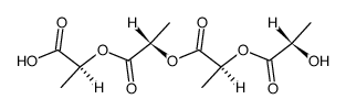 tetra(L-lactic acid)结构式
