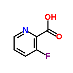 3-Fluoro-2-pyridinecarboxylic acid Structure