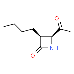 2-Azetidinone, 4-acetyl-3-butyl-, (3S-cis)- (9CI) picture