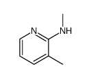 N, 3-二甲基吡啶-2-胺结构式