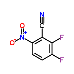 2,3-Difluoro-6-nitrobenzonitrile structure