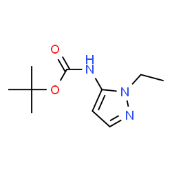 Carbamic acid, (1-ethyl-1H-pyrazol-5-yl)-, 1,1-dimethylethyl ester (9CI) structure