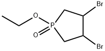 3,4-Dibromo-1-ethoxytetrahydro-1H-phosphole 1-oxide结构式
