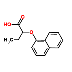 2-(1-Naphthyloxy)butanoic acid Structure