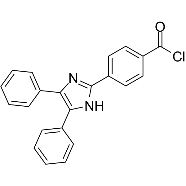 4-(4,5-Diphenyl-1H-imidazol-2-yl)benzoyl chloride Structure