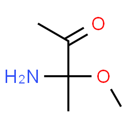 2-Butanone, 3-amino-3-methoxy- (9CI)结构式