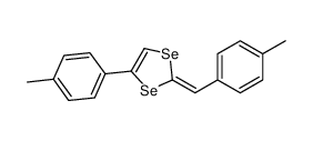 (2Z)-4-(4-methylphenyl)-2-[(4-methylphenyl)methylidene]-1,3-diselenole结构式