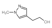 2-(1-甲基-1H-吡唑-4-基)-乙醇结构式