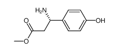 METHYL (3S)-3-AMINO-3-(4-HYDROXYPHENYL)PROPANOATE结构式