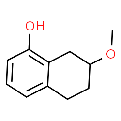 7-methoxy-5,6,7,8-tetrahydronaphthalen-1-ol结构式