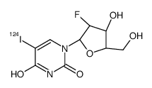 1-[(2R,3S,4R,5R)-3-fluoro-4-hydroxy-5-(hydroxymethyl)oxolan-2-yl]-5-iodanylpyrimidine-2,4-dione Structure