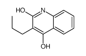 4-hydroxy-3-propyl-1H-quinolin-2-one结构式