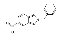 2-N-benzyl-5-nitro-1H-indazole结构式