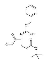 2-Methyl-2-propanyl (4S)-4-{[(benzyloxy)carbonyl]amino}-6-chloro- 5-oxohexanoate Structure