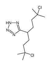 5-(2,8-dichloro-2,8-dimethylnonan-5-yl)-2H-tetrazole Structure