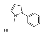 1-methyl-2-phenyl-1,3-dihydropyrazol-1-ium,iodide Structure