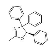 (R)-2-methyl-4,4,5-triphenyl-4,5-dihydrooxazole结构式