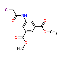 DIMETHYL 5-(2-CHLORO-ACETYLAMINO)-ISOPHTHALATE Structure