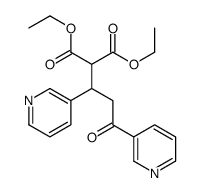 ETHYL 2-CARBOETHOXY-5-OXO-3,5-DI(3-PYRIDYL)PENTANOATE Structure