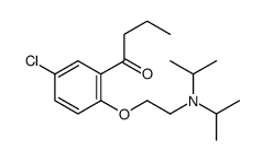 5'-Chloro-2'-[2-(diisopropylamino)ethoxy]butyrophenone Structure