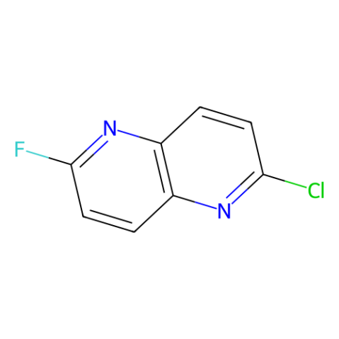 2-Chloro-6-fluoro-1,5-naphthyridine Structure