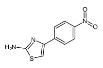 4-(4-nitro-phenyl)-thiazol-2-ylamine Structure
