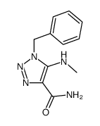 3-benzyl-4-methylamino-1,2,3-triazole-5-carboxamide结构式