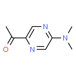 Ethanone, 1-[5-(dimethylamino)pyrazinyl]- (9CI) Structure