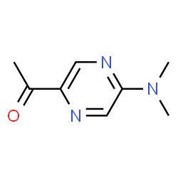 Ethanone, 1-[5-(dimethylamino)pyrazinyl]- (9CI) structure