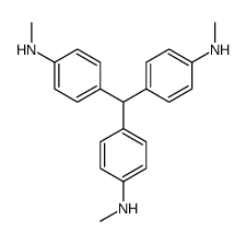 4-[bis[4-(methylamino)phenyl]methyl]-N-methylaniline结构式